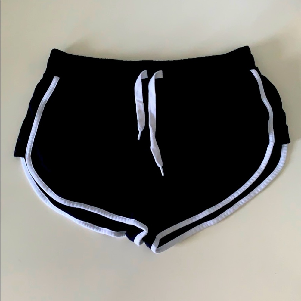 Black lounge shorts